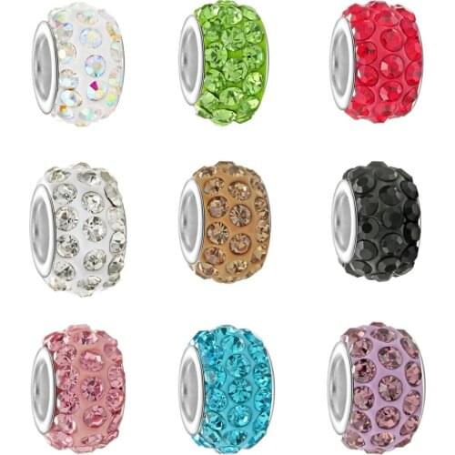2018 New Arrival Crystal Charms & Beads Fit Womens Pandora Bracelet Trendy Beads Hot Sale Dropshipping