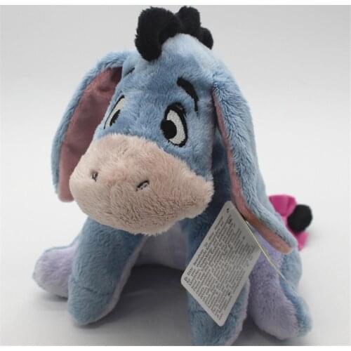 1piece 23cm 9inch winnie bear friend Eeyore Donkey Stuff Animal Soft Plush Toy Doll Birthday Children & Gril friend Gifts