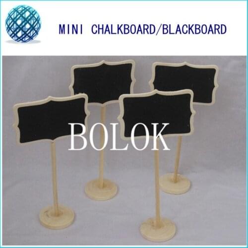 200pcs/lot Mini wooden chalkboard, blackboard with stands, used for housewarming,webbing