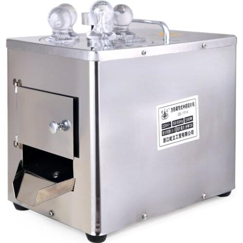 220V Small Desktop Electric Herbal Slicing Machine Herb Cutter Chinese Medicine Slicer QE-101A