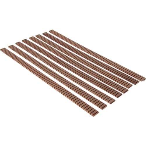 8pcs Luthier Purfling Binding Inlay Mahogany Wood for Guitar Body Project Parts