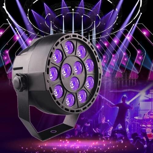 Auto Sound Active DMX512 Master-slave 36W UV LED Stage Light Ultraviolet Black Light Par Light Spotlight lamp for Disco DJ Club