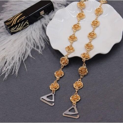 Women Simple Metal Rose Shoulder Strap Anti Slip Adjustable Invisible Bra Underwear Accessories One Line Collar Yellow Black Bel