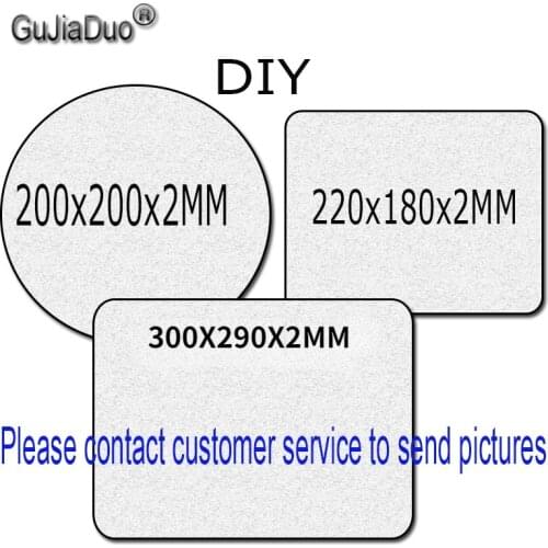 GuJiaDuo DIY Custom Small Mouse Pad Round Mousepad Gamer Notebook Computer Gaming Accessories Office Wholesale Mousepad Desk Mat