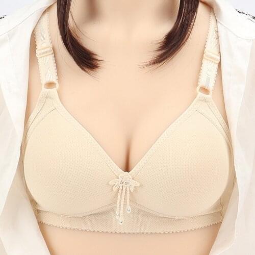 Seamless Women Top Panties Set Cotton Tops Plus Size Daily Every Day Push Up Breathable Underwear Bra Bralettes Breves Conjuntos