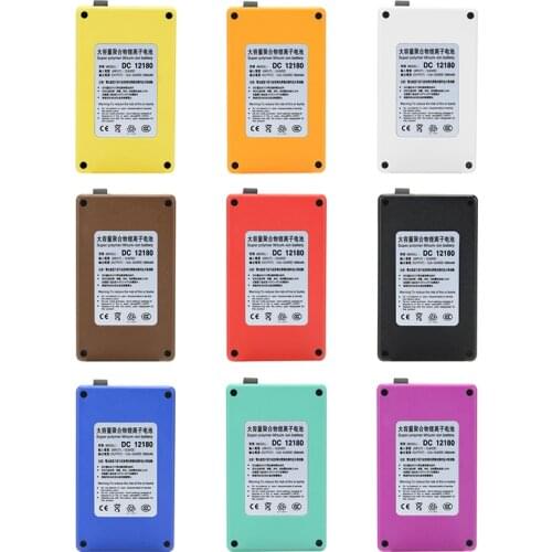 MasterFire Portable DC 12V 1800mAh Super Polymer lithium-ion Rechargeable Battery Pack for CCTV Camera Transmitter DC 12180