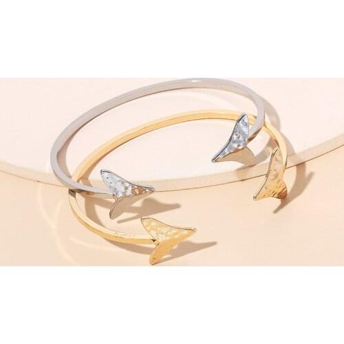 Fashion Small Jewelry Gold Color Alloy Arrowhead Shape Adjustable Bracelet Womens Birthday Gift
