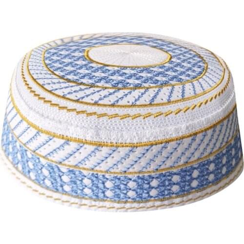 Mens Islam Hats Topi Kufi Muslim Prayer Caps Allah Turban Indio Hats Namaz Kufi Skull Beanie Egyptian Caps Je Kippah Ramadan