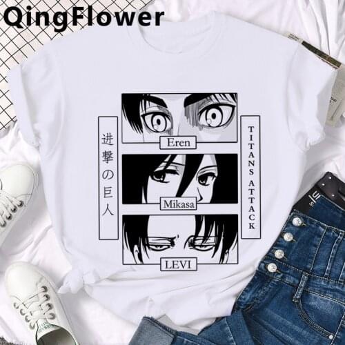 Anime Final Season Attack on Titan Shingeki No Kyojin summer top male 2021 plus size japanese couple ulzzang t-shirt summer top