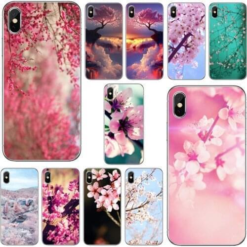 For Meizu M6 M5 M6S M5S M2 M3 M3S NOTE MX6 M6t 6 5 Pro Plus U20 Pink-sakura-Flower-Japan-Cherry-blossoms Silicone Skin Cover