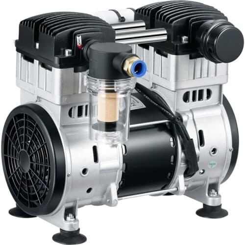 220V Small Oil-Free Silent Vacuum Pump Pumping Laboratory Vacuum Pump Negative Pressure Air Pump Industrial Use