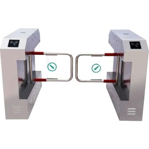 High Quality Stainless Steel RFID Card Access Control Automatic Turnstile Revolving Door Crowd Control