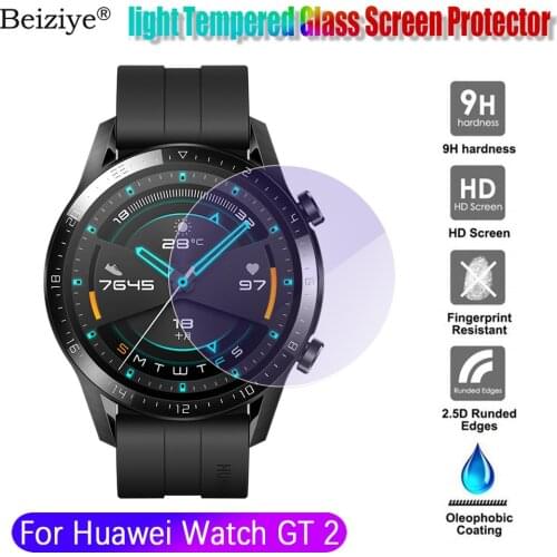Tempered Glass Screen Protector Cover Film For Huawei Watch GT2 42mm 46mm Smart watch Easy Install Protective accessories GT2