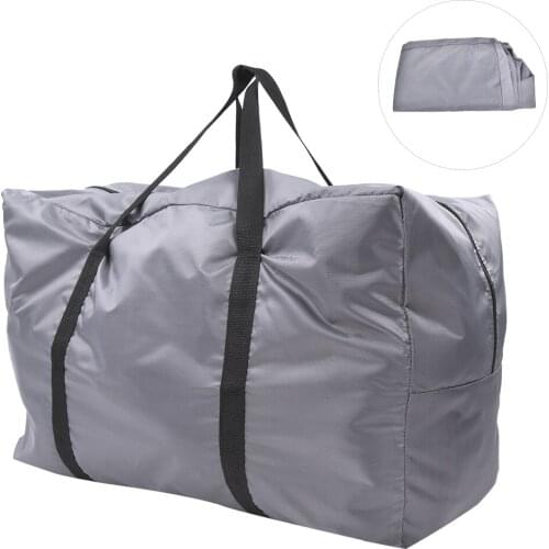 Large Foldable Storage Carry Bag Handbag Accessory For Canoeing Inflatable Boat Gray(Gray) Made Of Quality Polyester Material