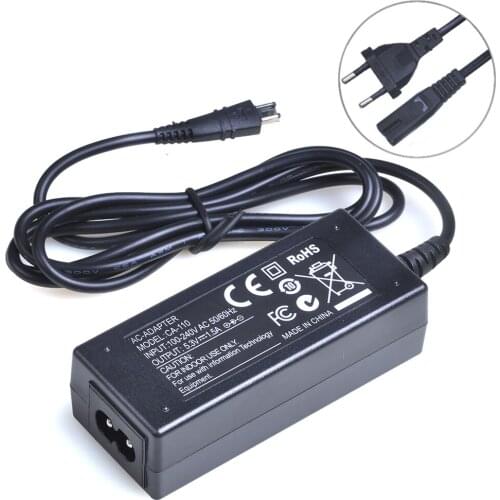 CA-110 AC Adapter Charger for Canon VIXIA HF M50, M52, M500, R20, R21, R30, R32, R40, R42, R50, R52, R60, R62, R200, R300, R400