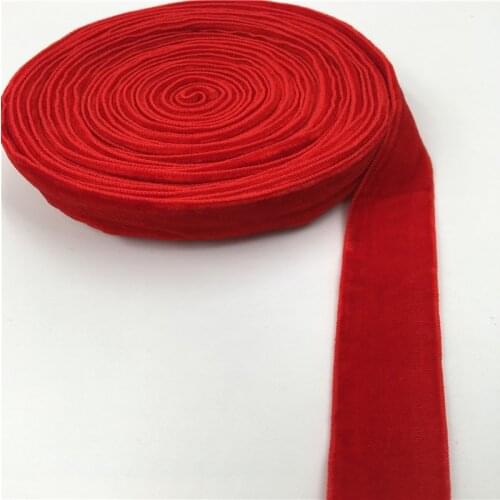 19mm Double Face Nylon Red Velvet Ribbon Wedding Party Decoration Handmade Gift Wrapping Hair Bowknot DIY Christmas 1/3/5Yard