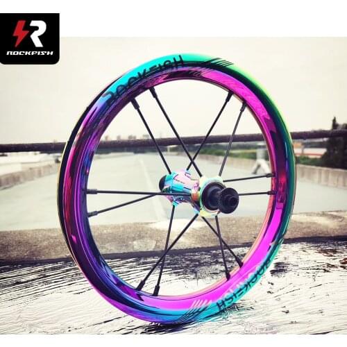 Rockfish R8 kids Electroplating good balance bicycles 12 inches wheelset FreeShipping