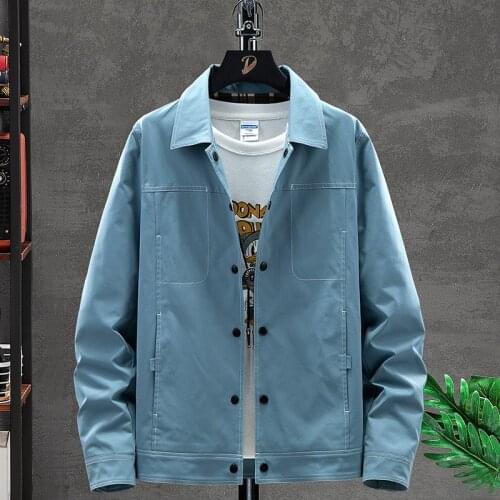 Korean Style Man Winter Jacket 2021men Clothing Autumn New Lapel Business Casual Joker High-End Jean Mens Jacket Clothes