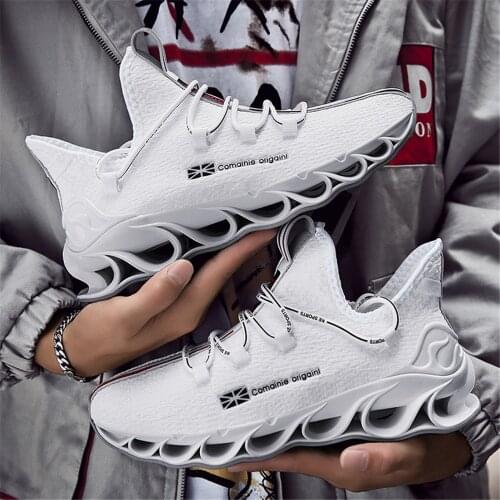 The new blade mens shoes running sports shoes mens shoes casual sports shoes non-slip wear-resistant outdoor walk breathable