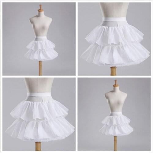 New Girls Kids Petticoats Kinderen White Jupon Crinoline Underskirt Enaguas Anagua