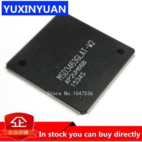 2pcs MSD3463GLAT-W2 MSD3463GLAT W2 QFP-216 Chipset New original
