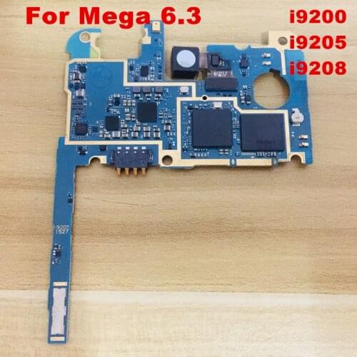 Unlocked Mainboard For Mega 6.3 i9200 I9205 I9208 Motherboard With Chips IMEI Logic Board