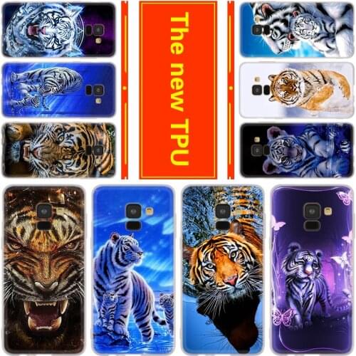 Luxury For Samsung Case A72 A71 A70 A52 A51 A50S A50 A42 A32 A21S A20S A20 A30 A12 5G A8 A7 A6 Plus Cover animal tiger Cub