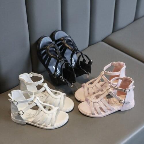 3 4 5 To 6 7 8 9 12 Years Gladiator Sandals Kids Flat Dress Shoes For Little Girl Beach Shoe Elegant Summer 2021 Child Sandals