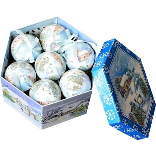 Christmas Tree Ball Decorations Ornament Hanging Pendant Merry Christmas Decor For Home 2020 Xmas Natal Gift Happy New Year 2021