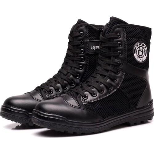 Four seasons Tactical boots Men Women Outdoor lightweight Hiking shoes camping climbing Special forces training Army sneakers