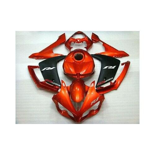 Wotefusi New ABS Painted Bodywork Fairing Set For YAMAHA YZF 1000 R1 2007 2008 (E)