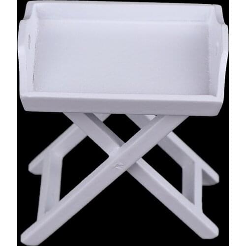 1:12 Dollhouse Miniature Model Furniture Kitchen Tray Table Shelf Furniture Toys Size 5.5*2.3*6cm