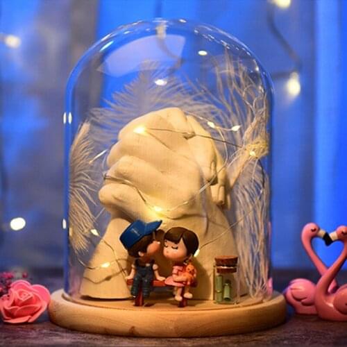 1 Pack Hand Mold Set Souvenir Casting Set DIY Hand Foot Printing Mold Plaster Casting Kit Handprint Keepsake Growth Couple Mould