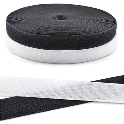 1 Yard/pair Black White No Glue MAGIC TAPE Hook and Loop Fasteners Nylon Sticker Velcros Adhesive Fastener Tape Sewing Supplies
