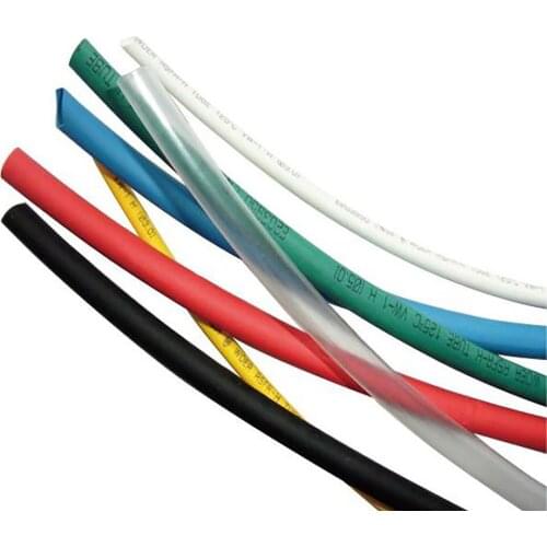 10 roots/lot 1 meter/root Remote control airplane model Motor/ESC dedicated 2.5MM 4.0MM 5.5MM 7.0MM heat shrinkable tube