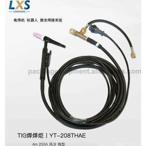 100% Original Panasonic 4m 200A TIG Welding Torch YT-208T For Argon Arc Welding Machine