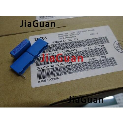 20PCS NEW EPCOS B32652A103K 0.01UF 1000V PCM15 103/1000V p15mm MKP B32652 0.01uf/1000v 10nf 103 1KV