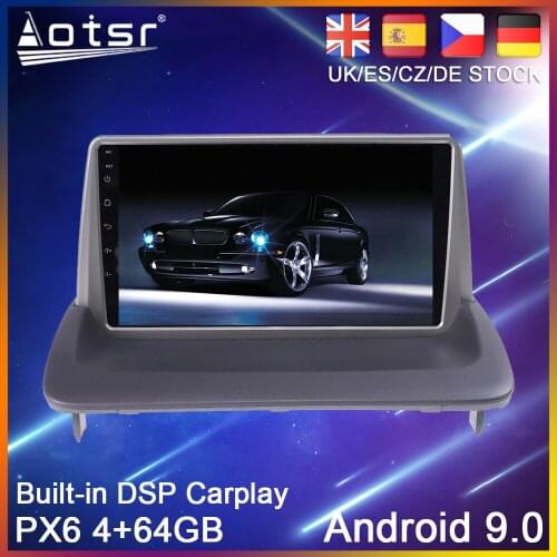 Android 9 PX6 64G Car DVD Player GPS Navigation For VOLVO C30 S40 C70 2004-2012 Car Auto Radio Stereo Multimedia Player HeadUnit