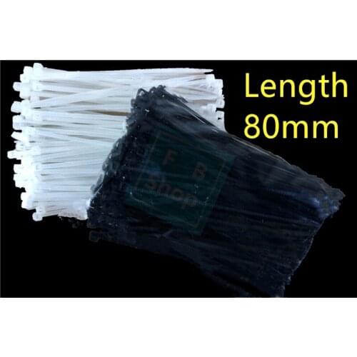 Free shipping Nylon tie with self locking nylon tie with plastic bar with the national standard 3*80 (1000 / bag)