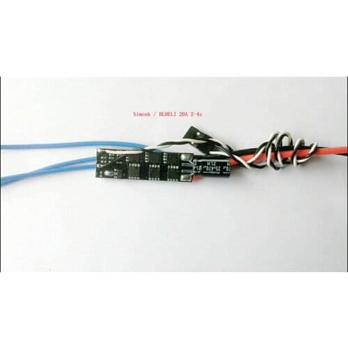 BLHeli ESC BLHeli 20A simonk ESC simonk 20A OPTO 2S~4S tube installation mini multirotor mini quadcopter multicopter ESC