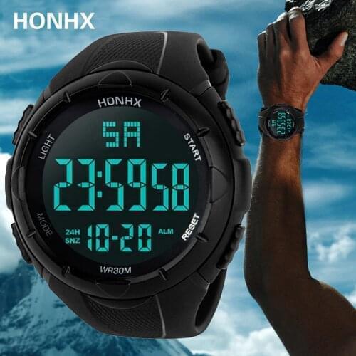 Y30 Luxury Men Analog Digital Military Sport Led Waterproof Wrist Watch Sport Timing Watch Intelligent Electronic Montre homm