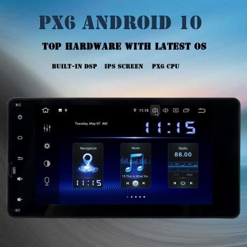 Dasaita 2 din Android 10.0 Universal Mitsubishi Radio for Lancer Outlander Pajero ASX Multimedia Player DSP 4GB+64GB Bluetooth