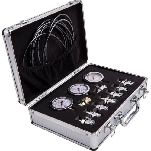 Hydraulic Pressure Couplings Hose Test Diagnostic Tool Set excavator Quick connector UNF7/16-20