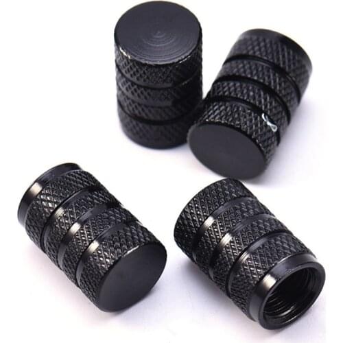 Caps For Wheels 4PCs Aluminium Alloy Wheel Tire Valve Rim Stem Cap Dust Cover For Car Truck