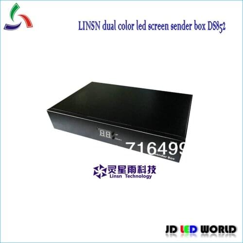 Linsn sender box DS852D dual color and single color led screen sending box