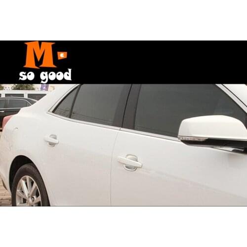 ABS Matte Car Exterior Accessories Styling Decoration Sticker 2015 2016 2017 For MG GS Car Door Protector Handle Bowl Cover Trim