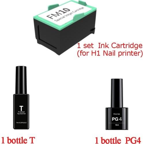 O2 mobile nail printer FM10 ink cartridge and gels PG4 Top gel free shipping world wide