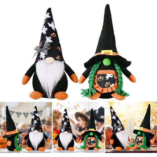 Halloween Gnomes Plush Doll Swedish Scandinavian Doll Faceless Toy For Home Halloween Day Party Table Decorations Gift