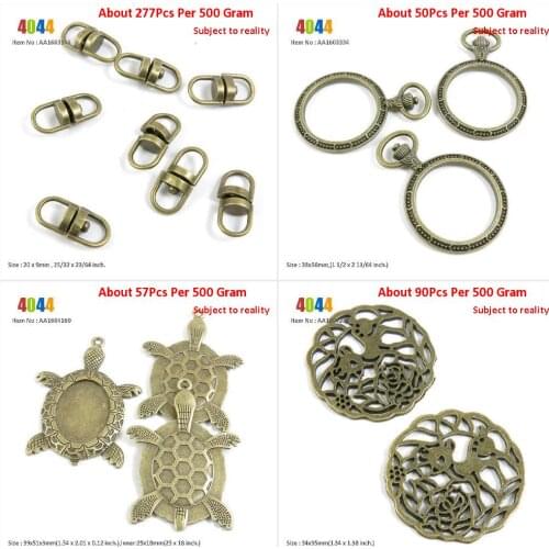 Jewelry Making Charms Wholesale Suppliers Chain Ring Buckle Connector Round Clock Frame Tortoise Turtle Cabochon Setting