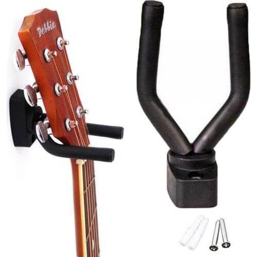 Guitar Hanger Hook Holder Wall Mount Stand Rack Bracket Display Guitar Bass Screws Accessories